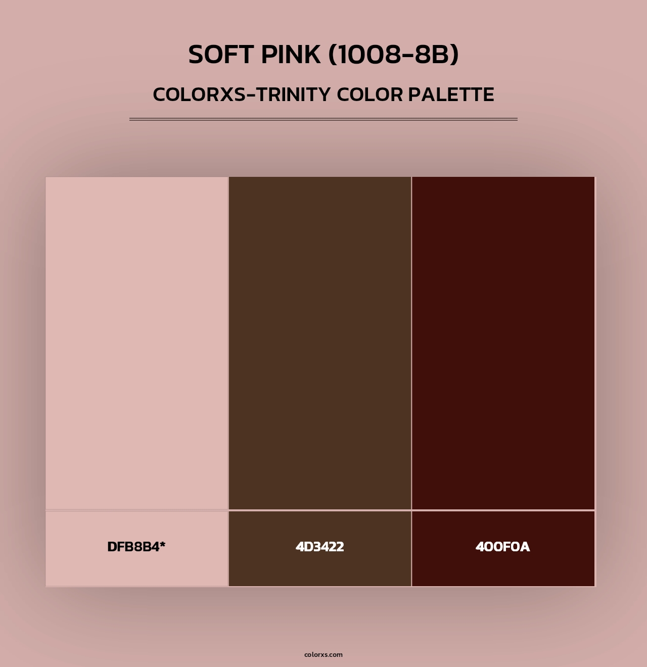 Soft Pink (1008-8B) - Colorxs Trinity Palette