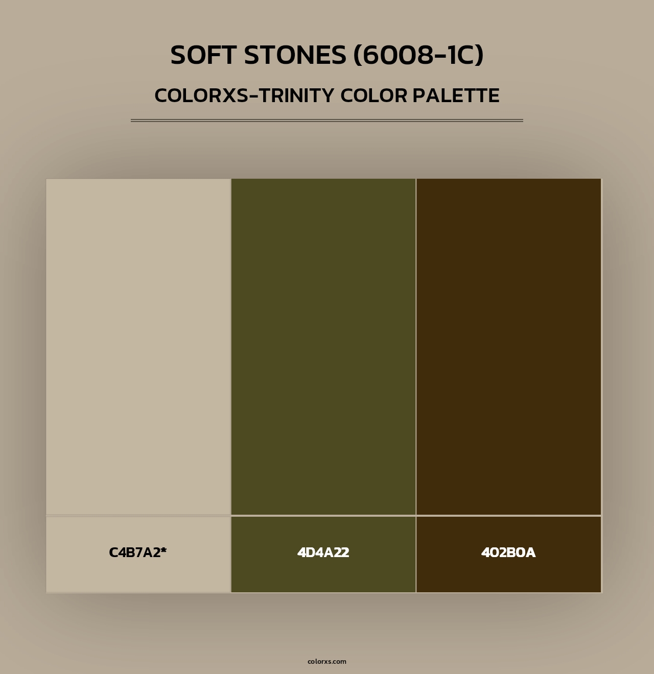Soft Stones (6008-1C) - Colorxs Trinity Palette