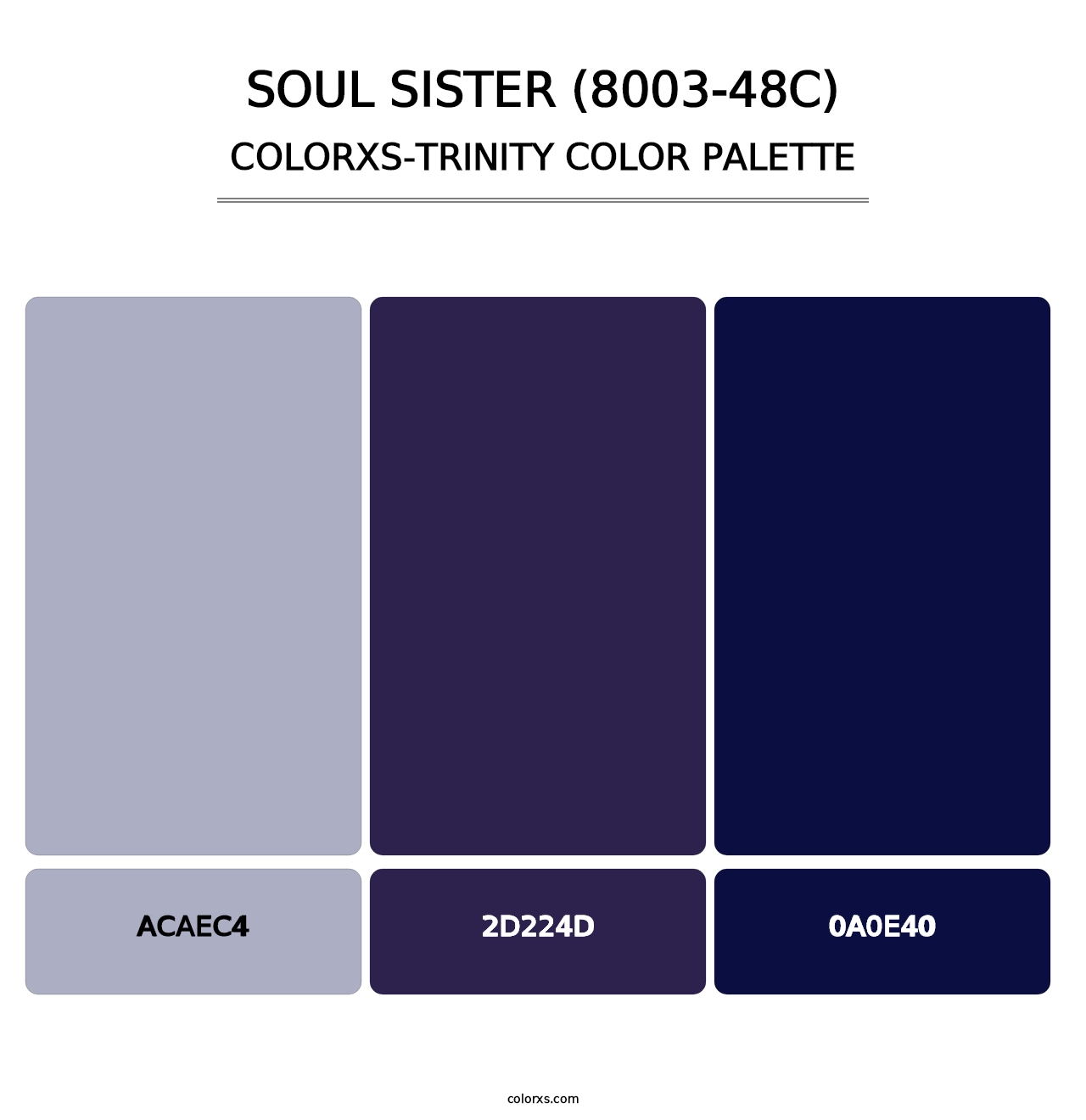Soul Sister (8003-48C) - Colorxs Trinity Palette