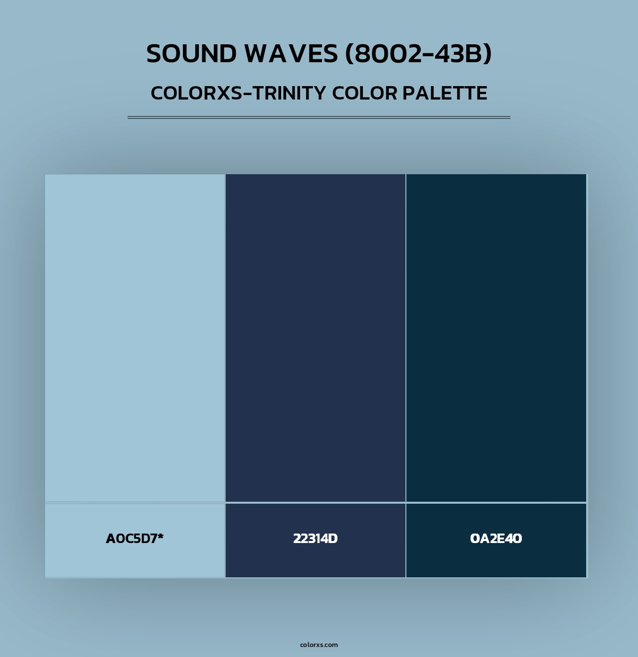 Sound Waves (8002-43B) - Colorxs Trinity Palette