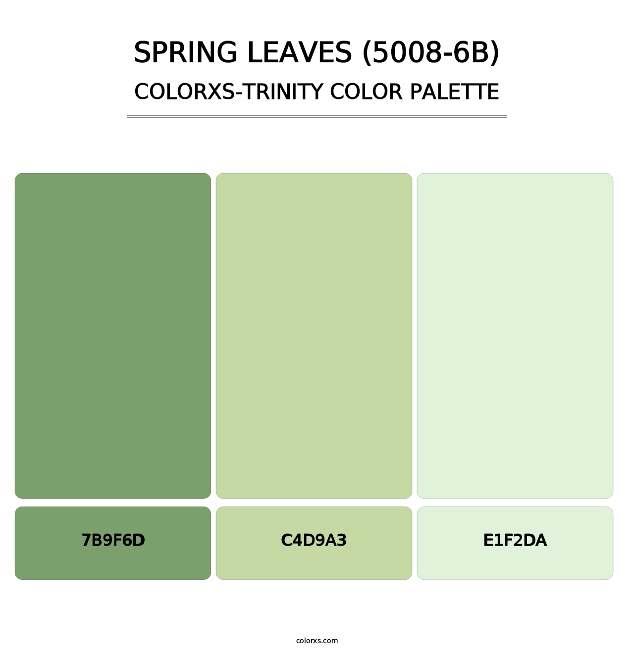 Spring Leaves (5008-6B) - Colorxs Trinity Palette