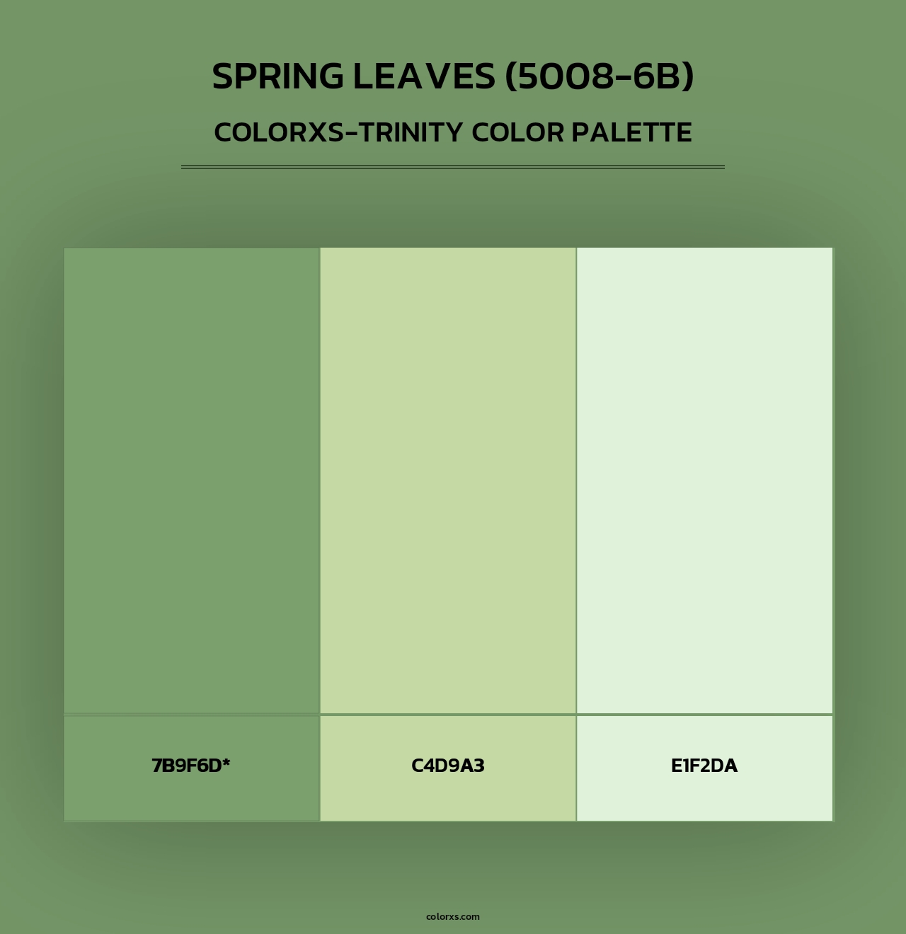 Spring Leaves (5008-6B) - Colorxs Trinity Palette