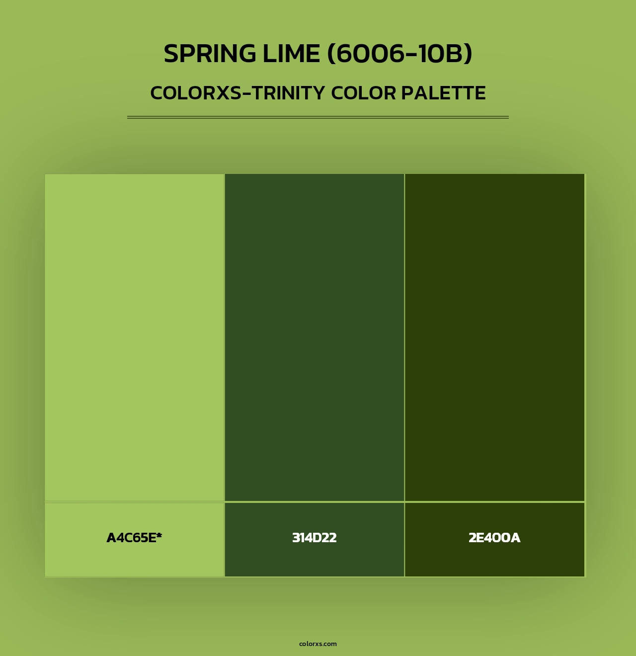 Spring Lime (6006-10B) - Colorxs Trinity Palette