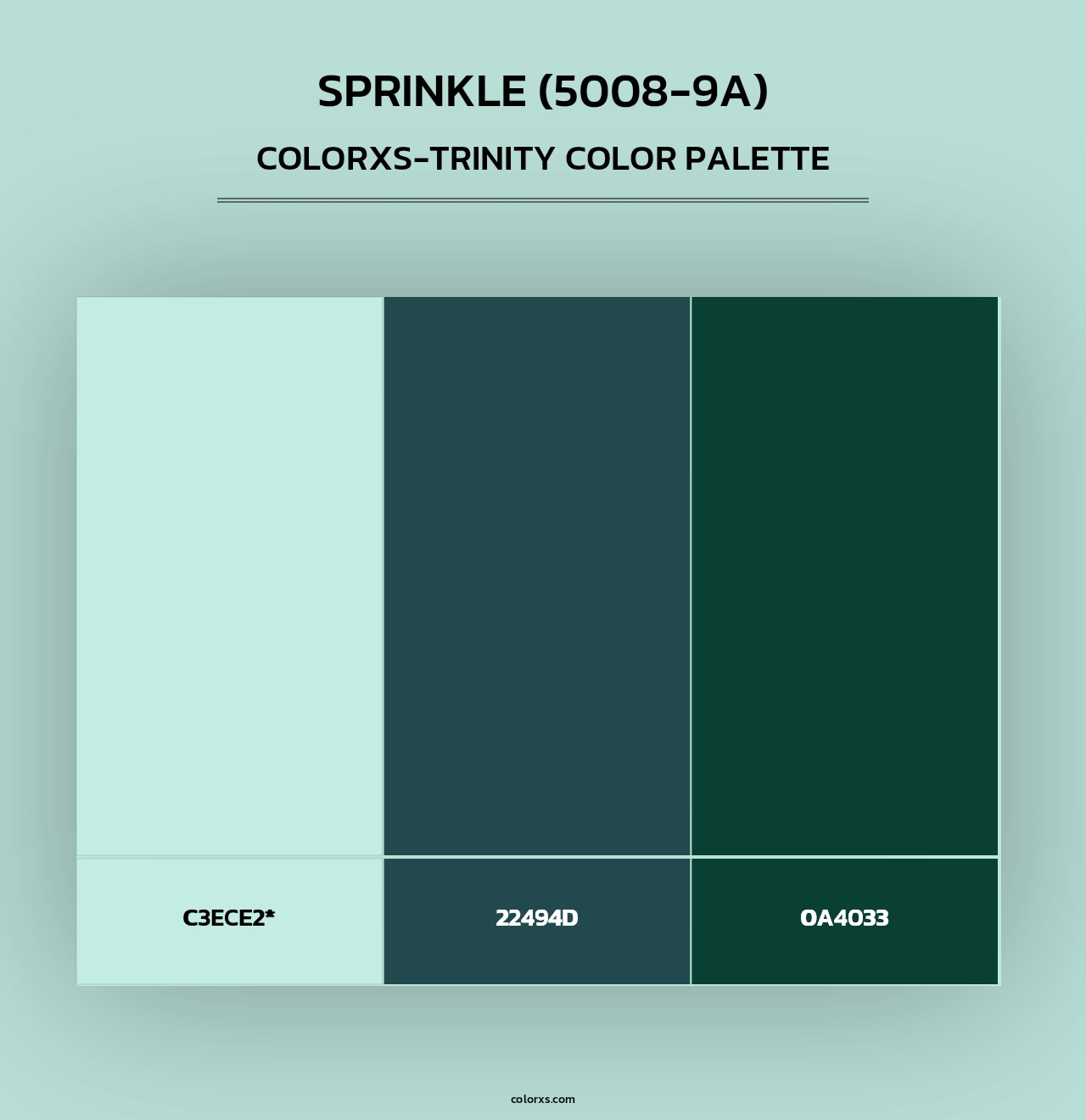 Sprinkle (5008-9A) - Colorxs Trinity Palette