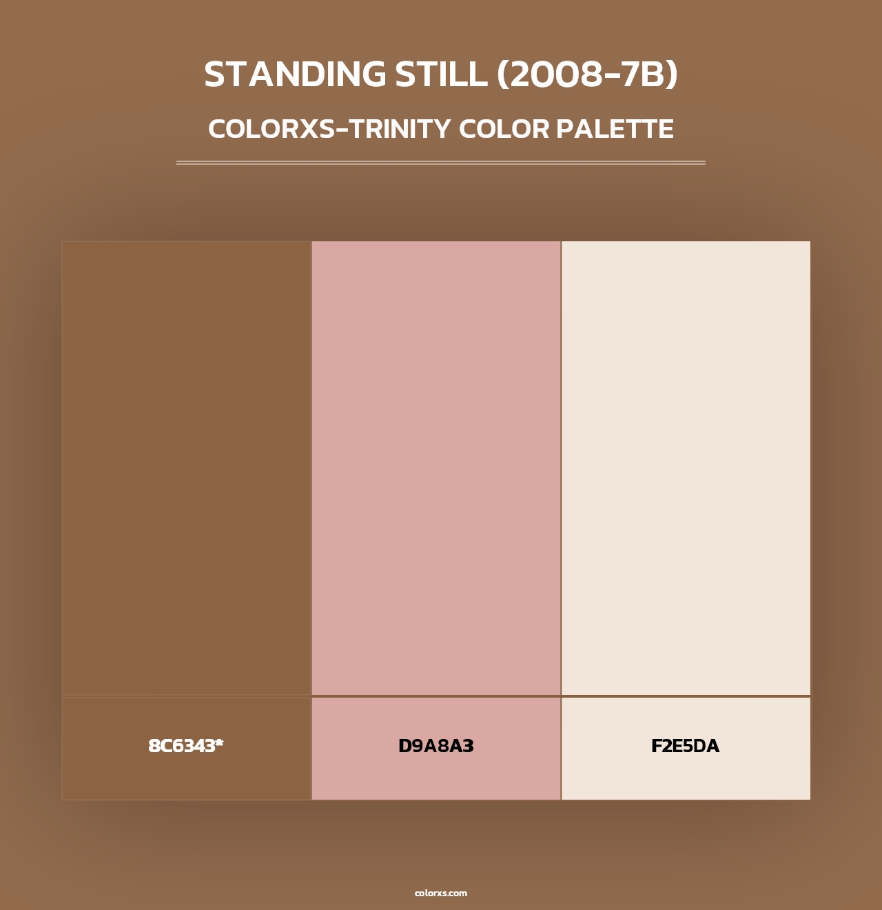 Standing Still (2008-7B) - Colorxs Trinity Palette