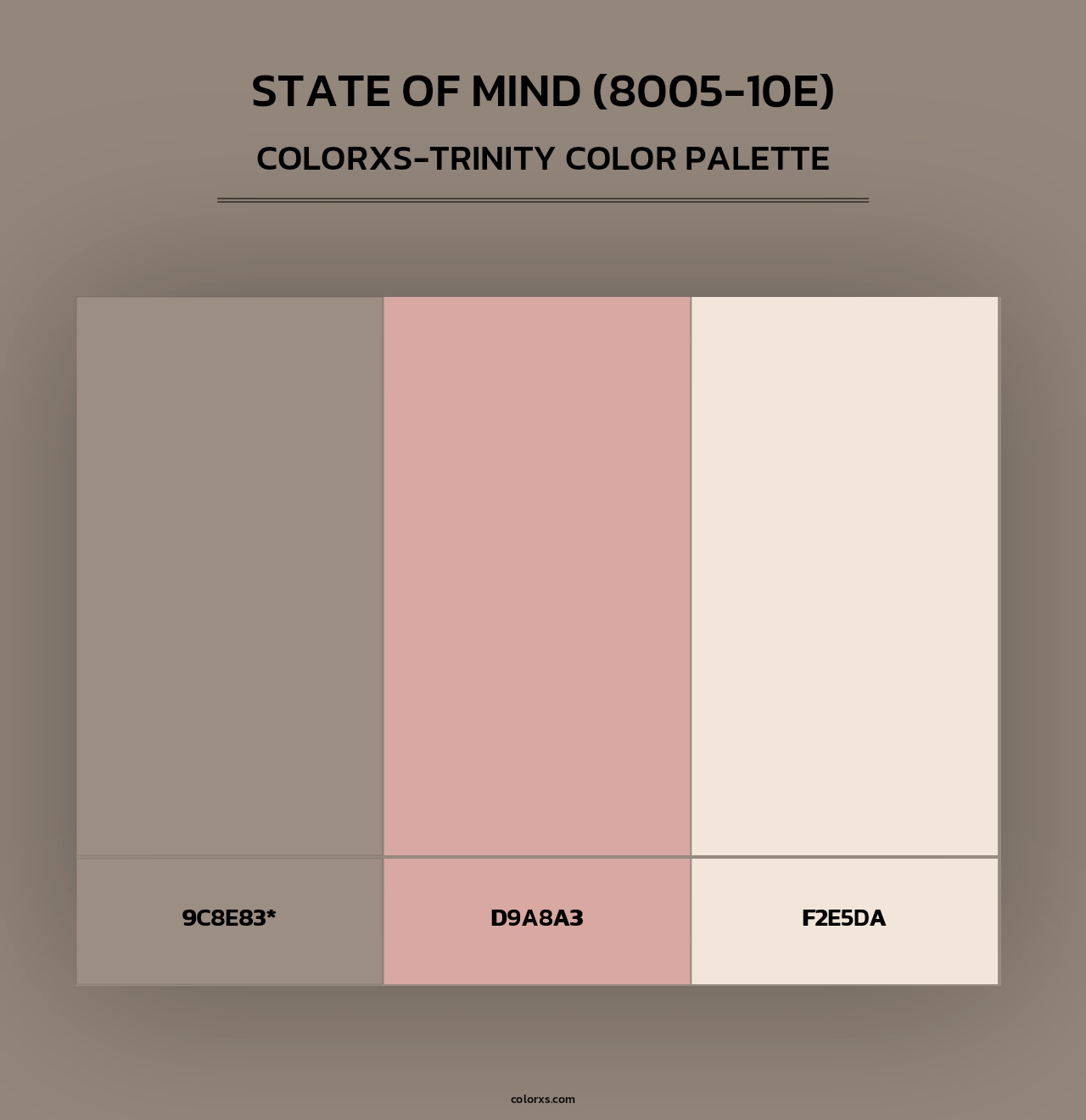 State of Mind (8005-10E) - Colorxs Trinity Palette