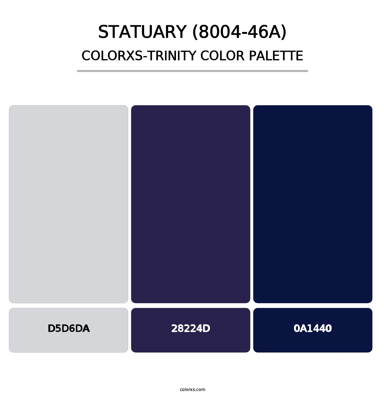 Statuary (8004-46A) - Colorxs Trinity Palette