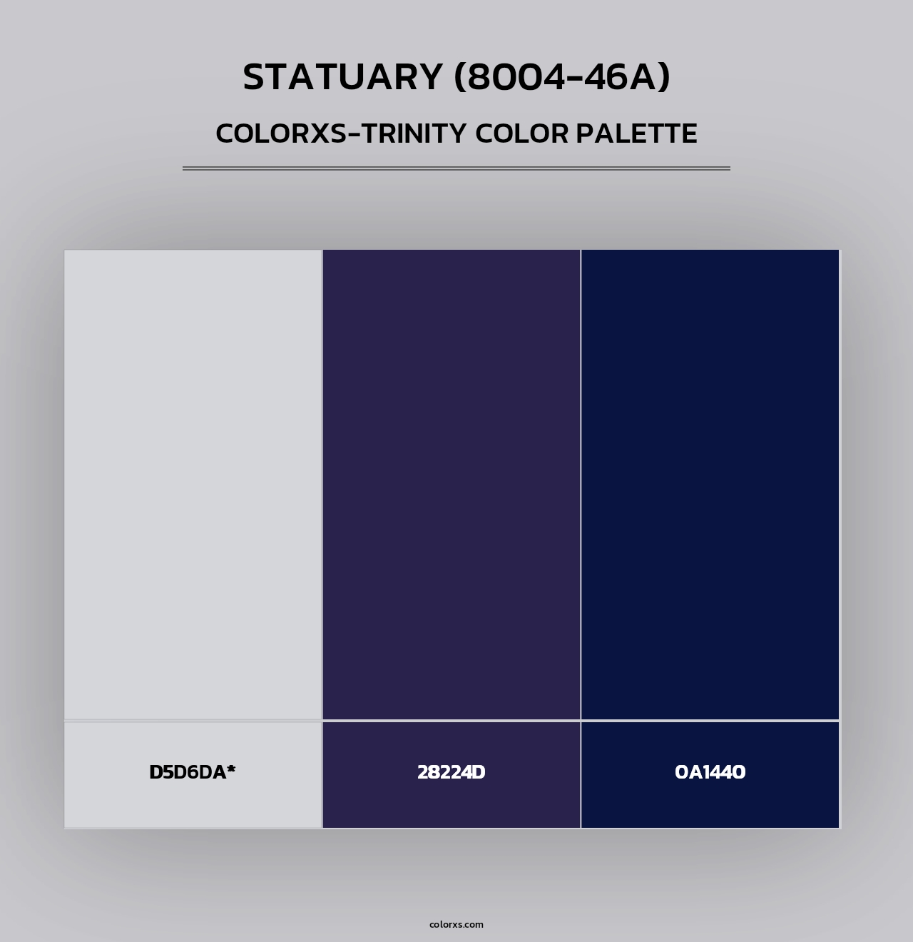 Statuary (8004-46A) - Colorxs Trinity Palette
