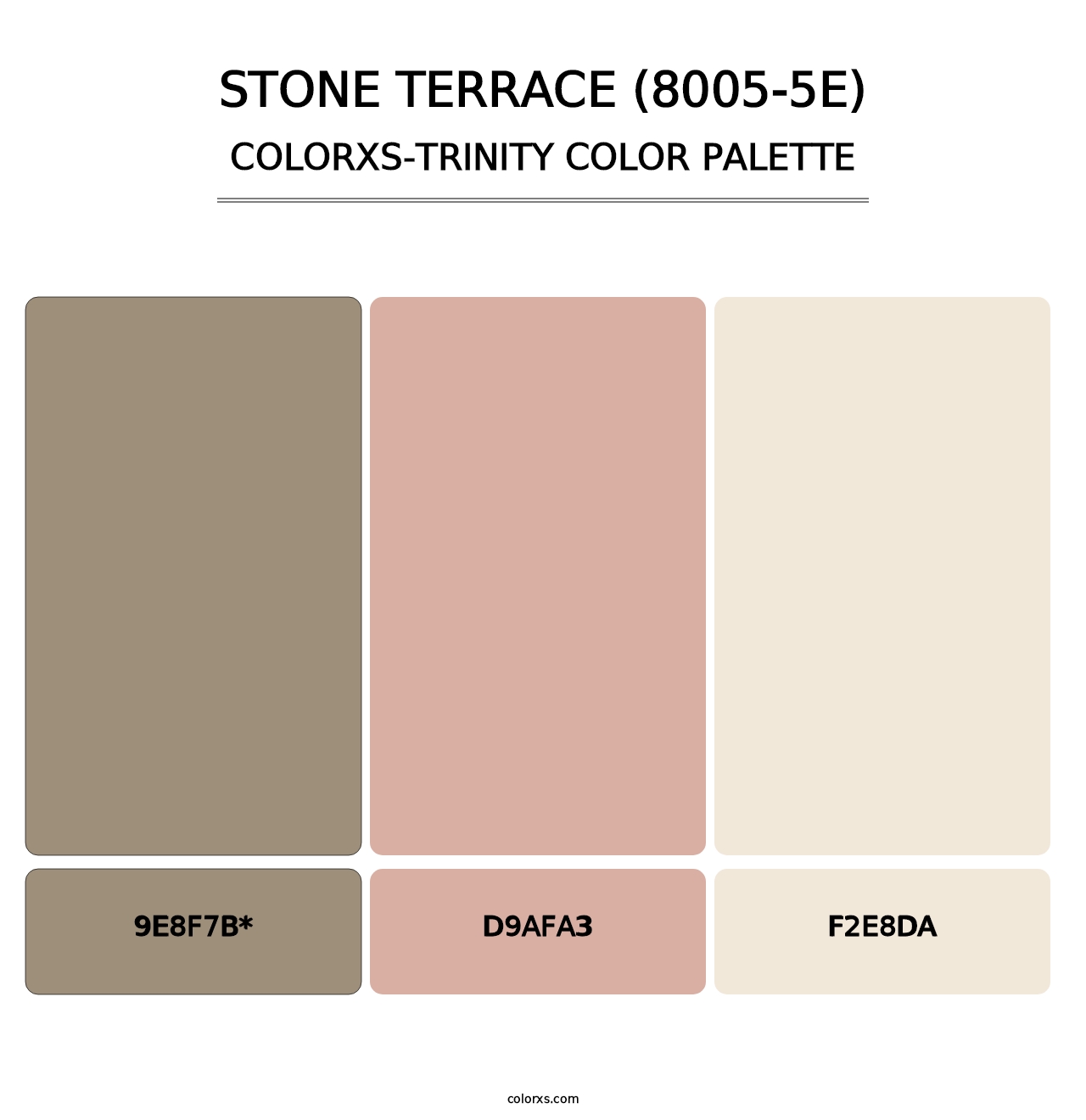 Stone Terrace (8005-5E) - Colorxs Trinity Palette