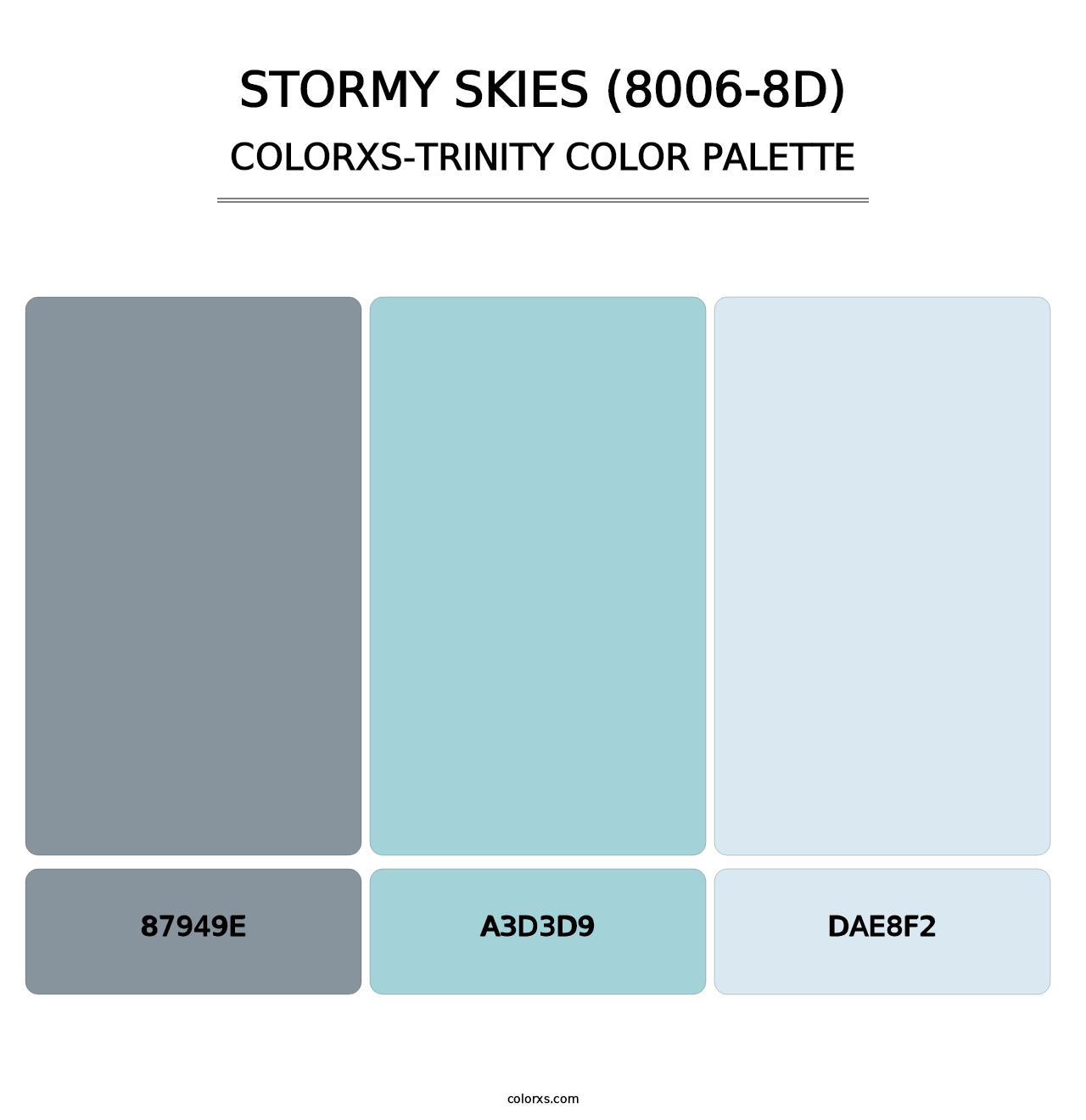Stormy Skies (8006-8D) - Colorxs Trinity Palette