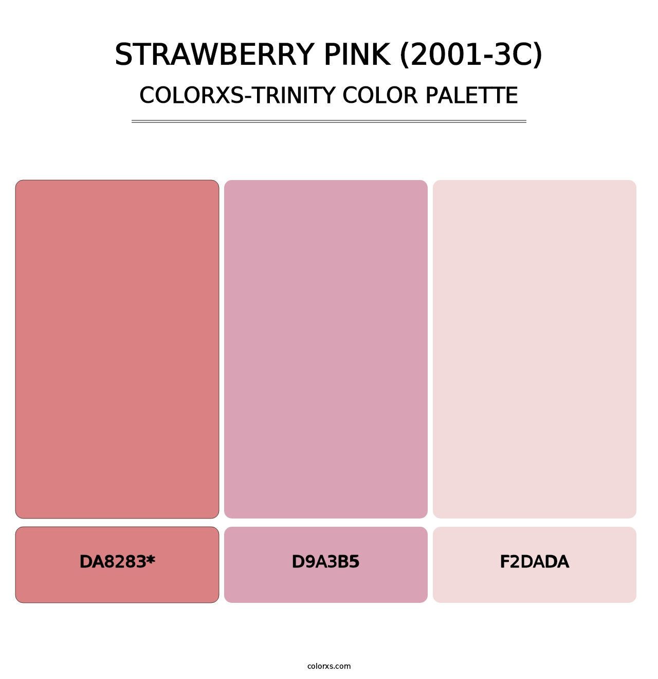 Strawberry Pink (2001-3C) - Colorxs Trinity Palette