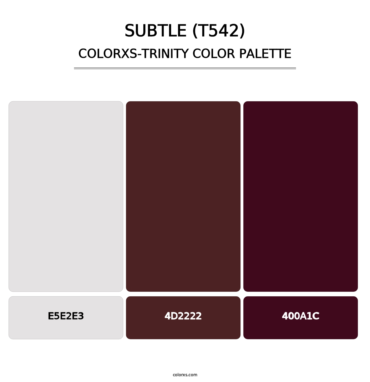 Subtle (T542) - Colorxs Trinity Palette