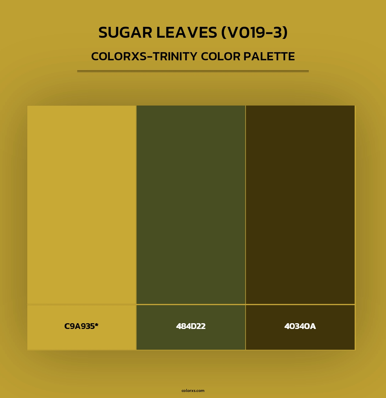 Sugar Leaves (V019-3) - Colorxs Trinity Palette