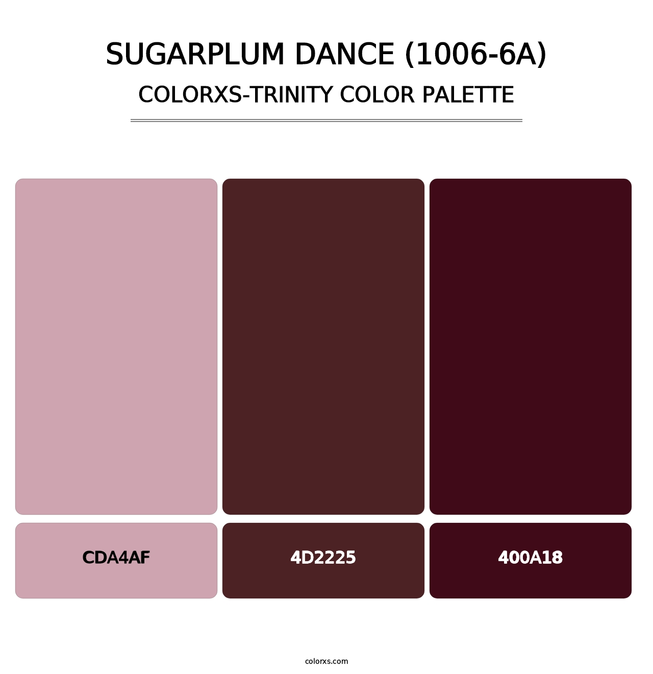 Sugarplum Dance (1006-6A) - Colorxs Trinity Palette