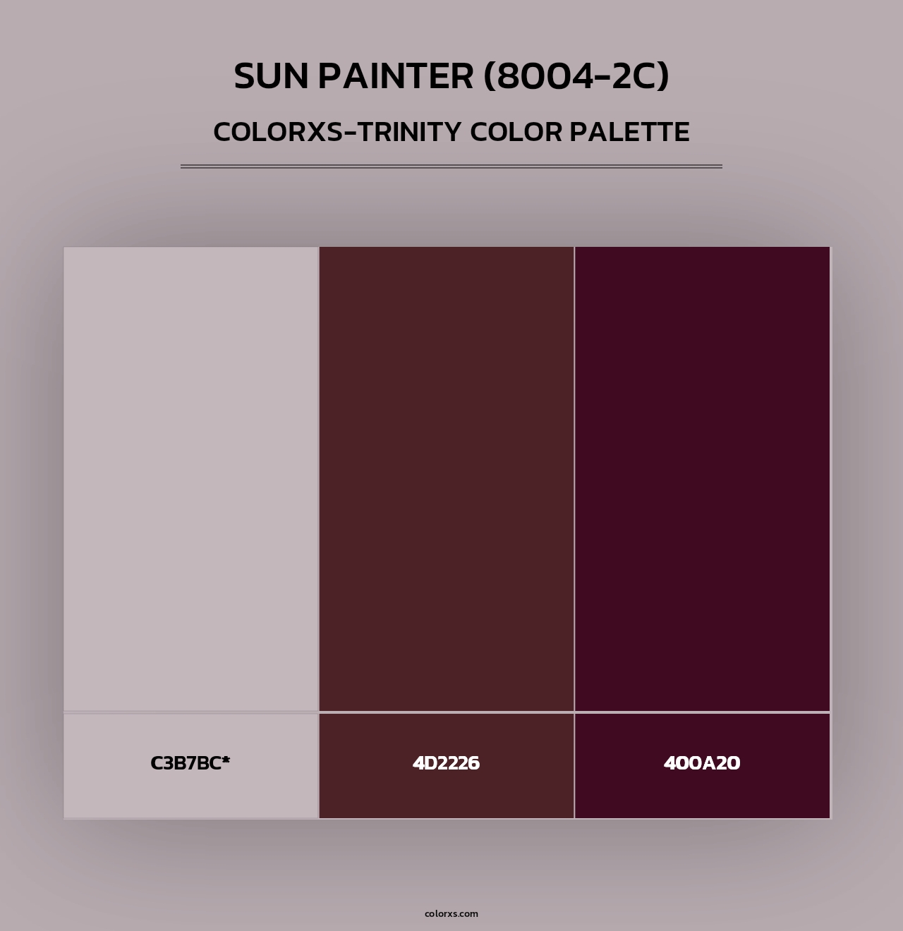 Sun Painter (8004-2C) - Colorxs Trinity Palette