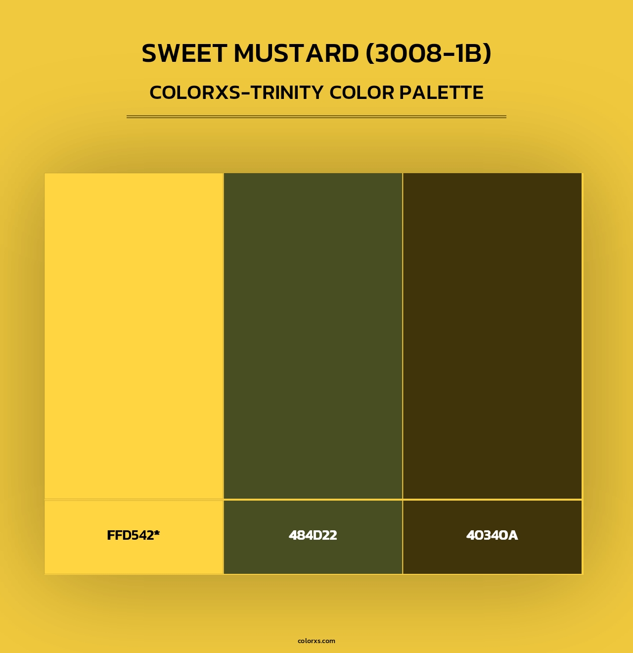 Sweet Mustard (3008-1B) - Colorxs Trinity Palette