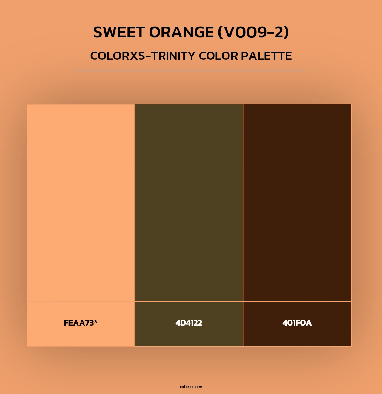 Sweet Orange (V009-2) - Colorxs Trinity Palette