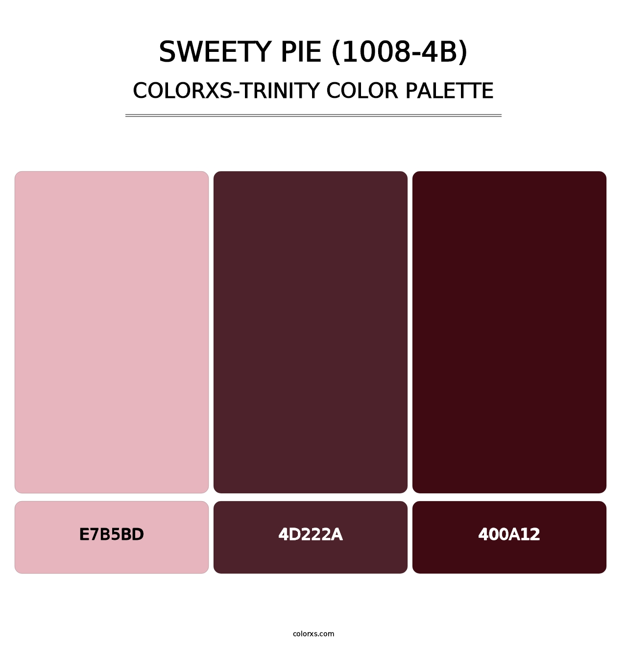 Sweety Pie (1008-4B) - Colorxs Trinity Palette