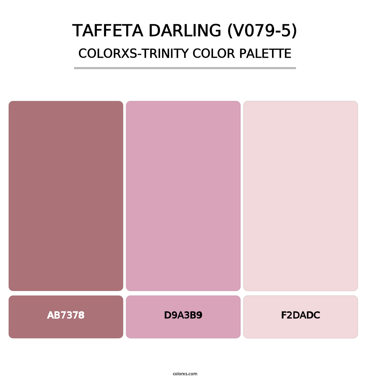 Taffeta Darling (V079-5) - Colorxs Trinity Palette