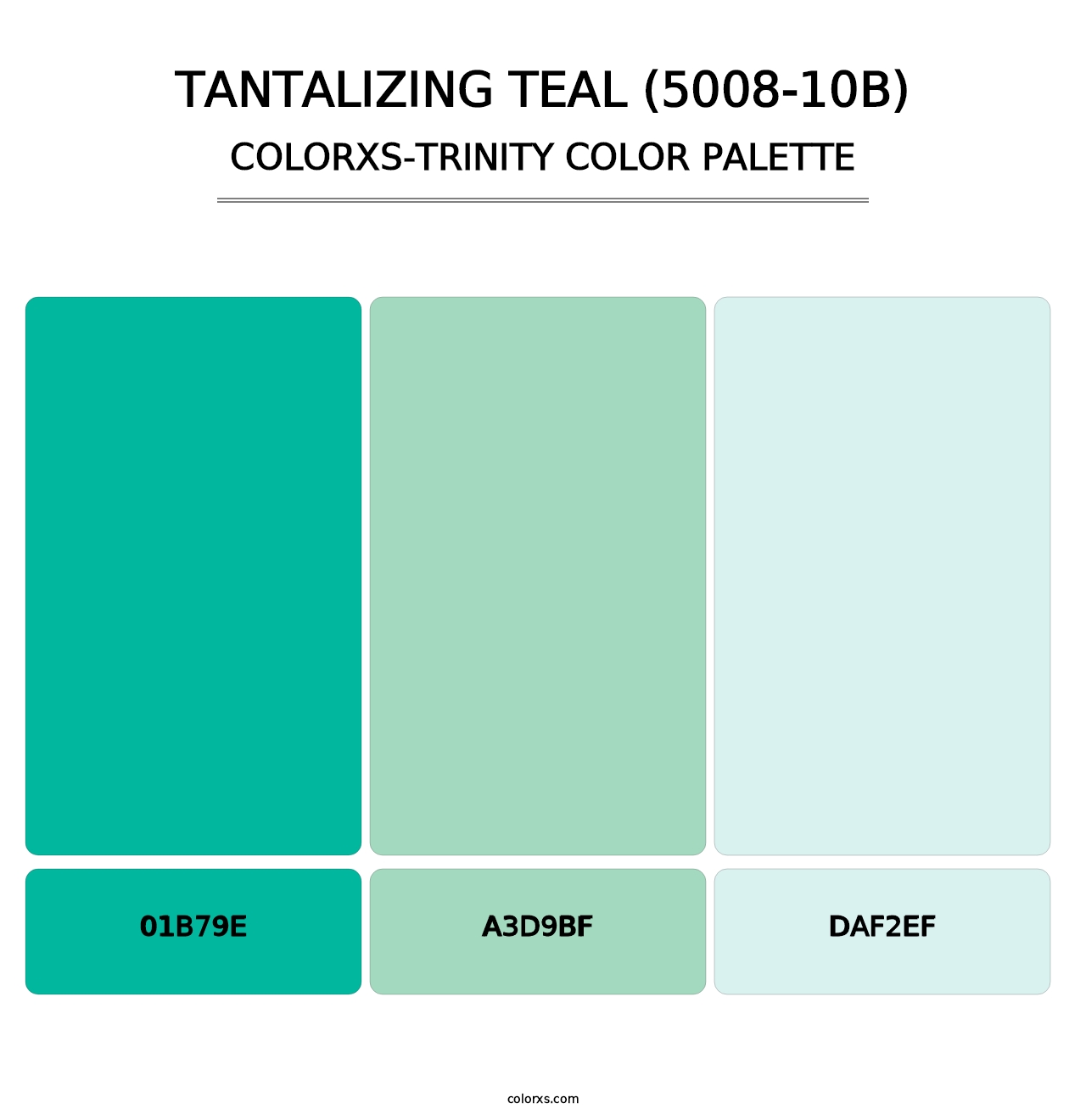 Tantalizing Teal (5008-10B) - Colorxs Trinity Palette