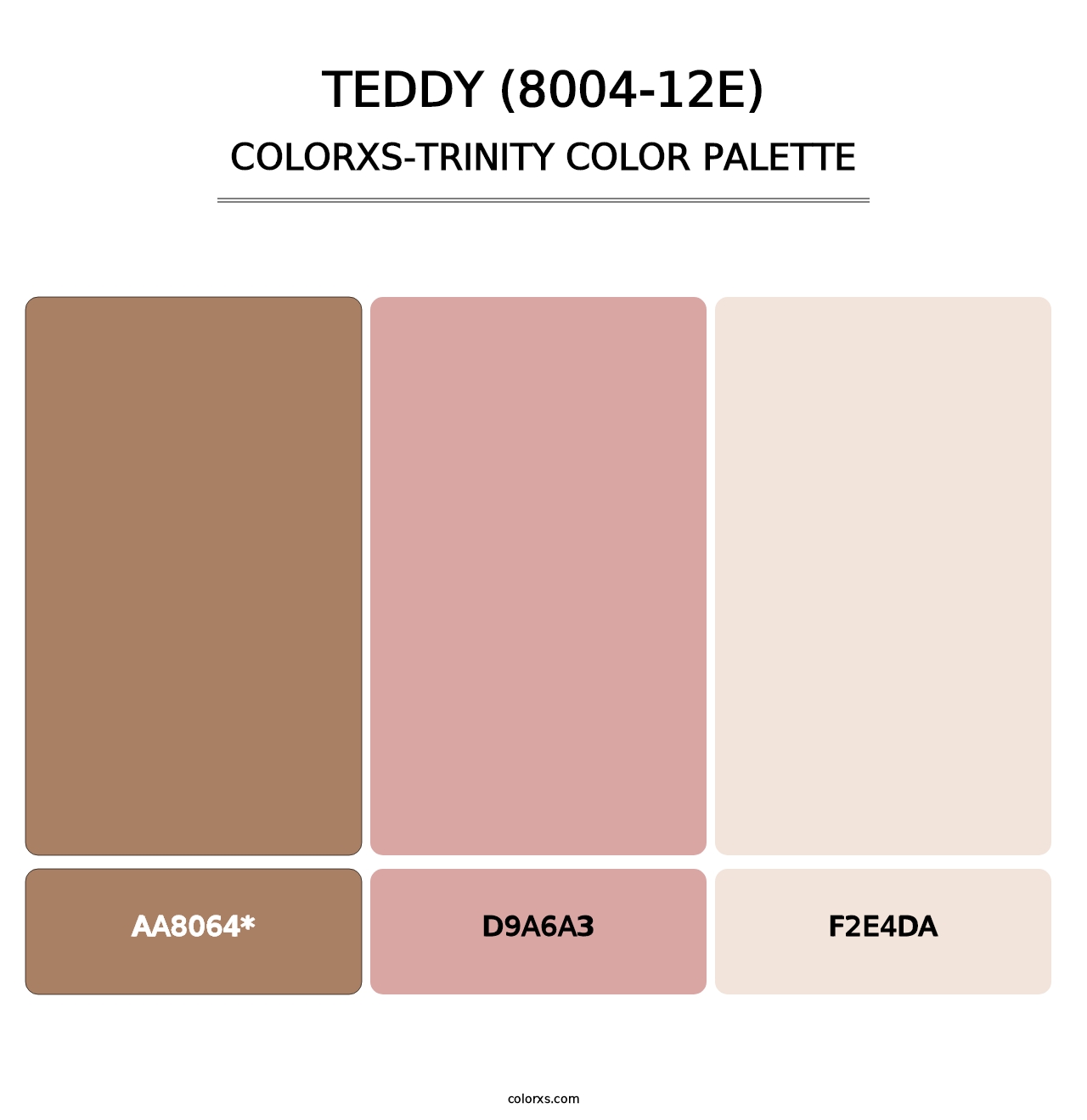 Teddy (8004-12E) - Colorxs Trinity Palette