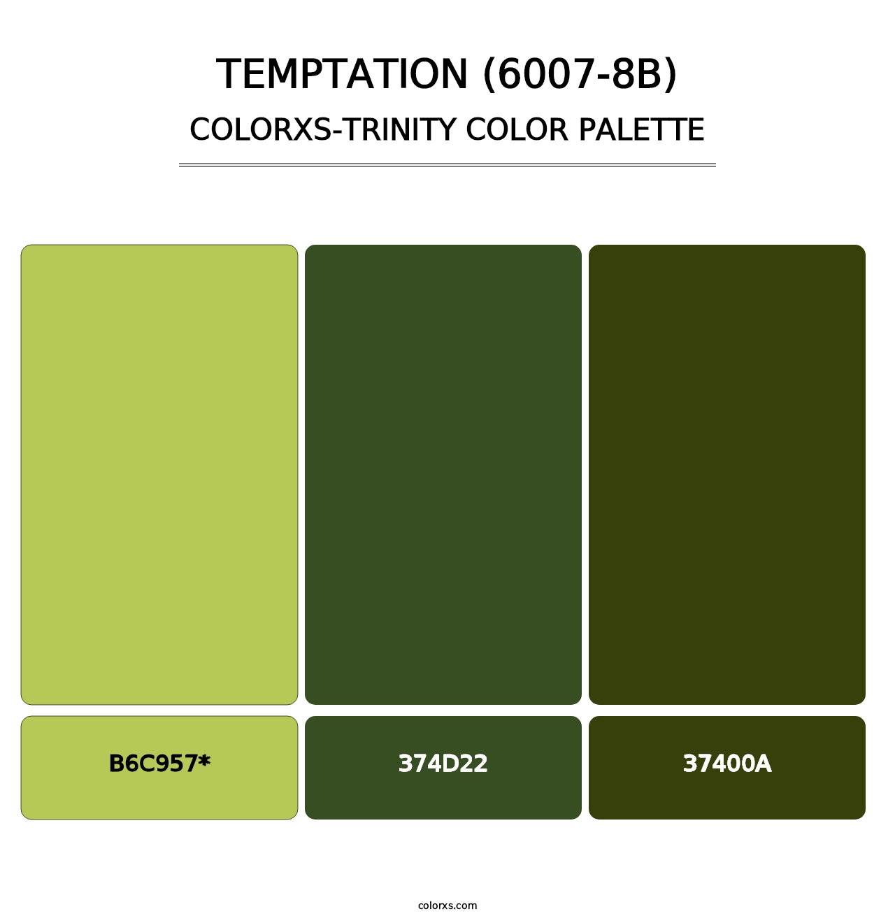 Temptation (6007-8B) - Colorxs Trinity Palette