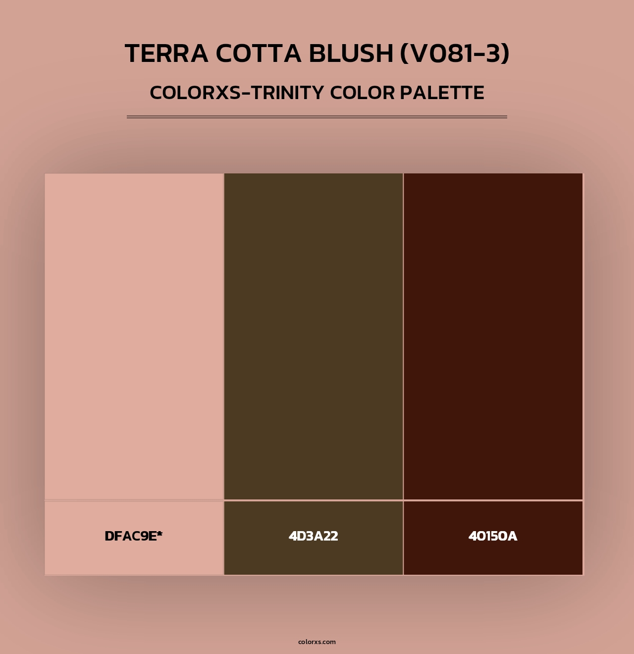 Terra Cotta Blush (V081-3) - Colorxs Trinity Palette