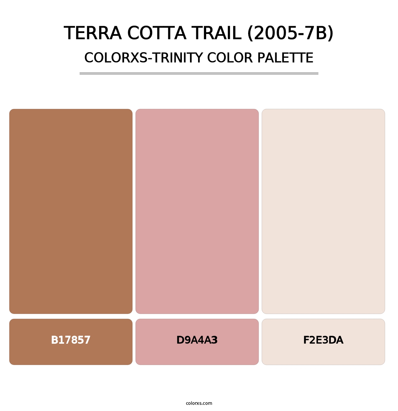 Terra Cotta Trail (2005-7B) - Colorxs Trinity Palette
