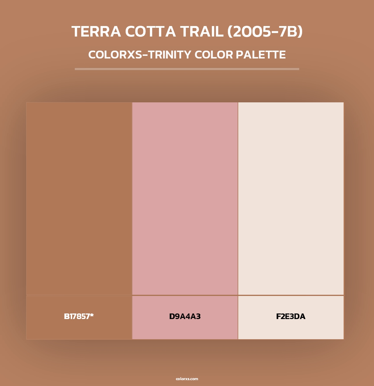 Terra Cotta Trail (2005-7B) - Colorxs Trinity Palette