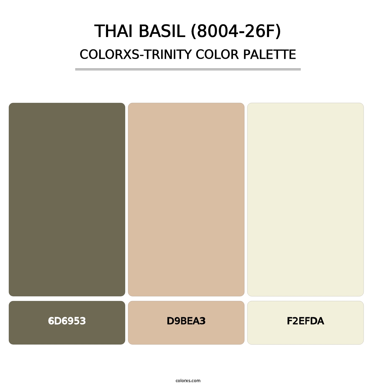 Thai Basil (8004-26F) - Colorxs Trinity Palette