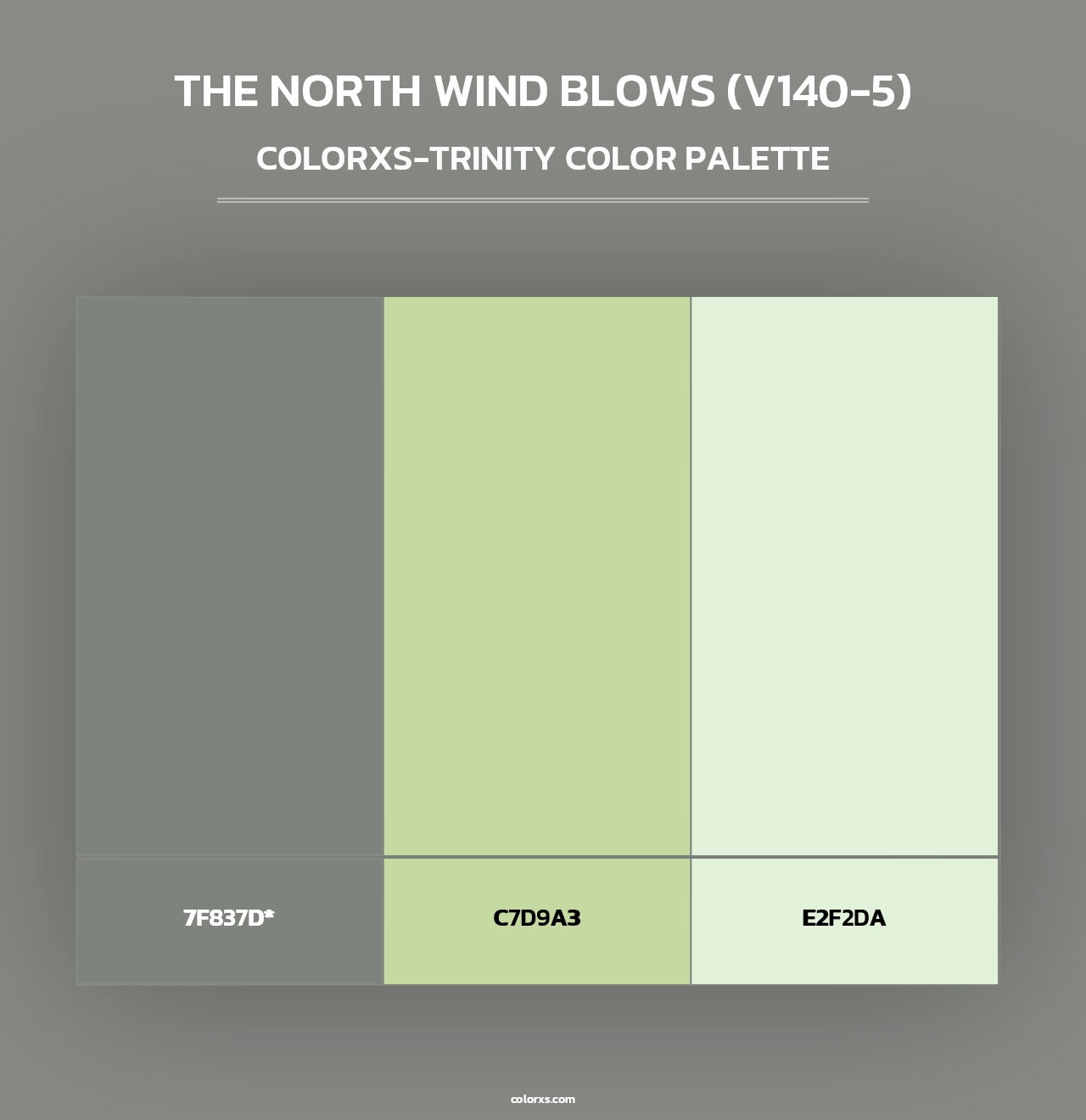 The North Wind Blows (V140-5) - Colorxs Trinity Palette