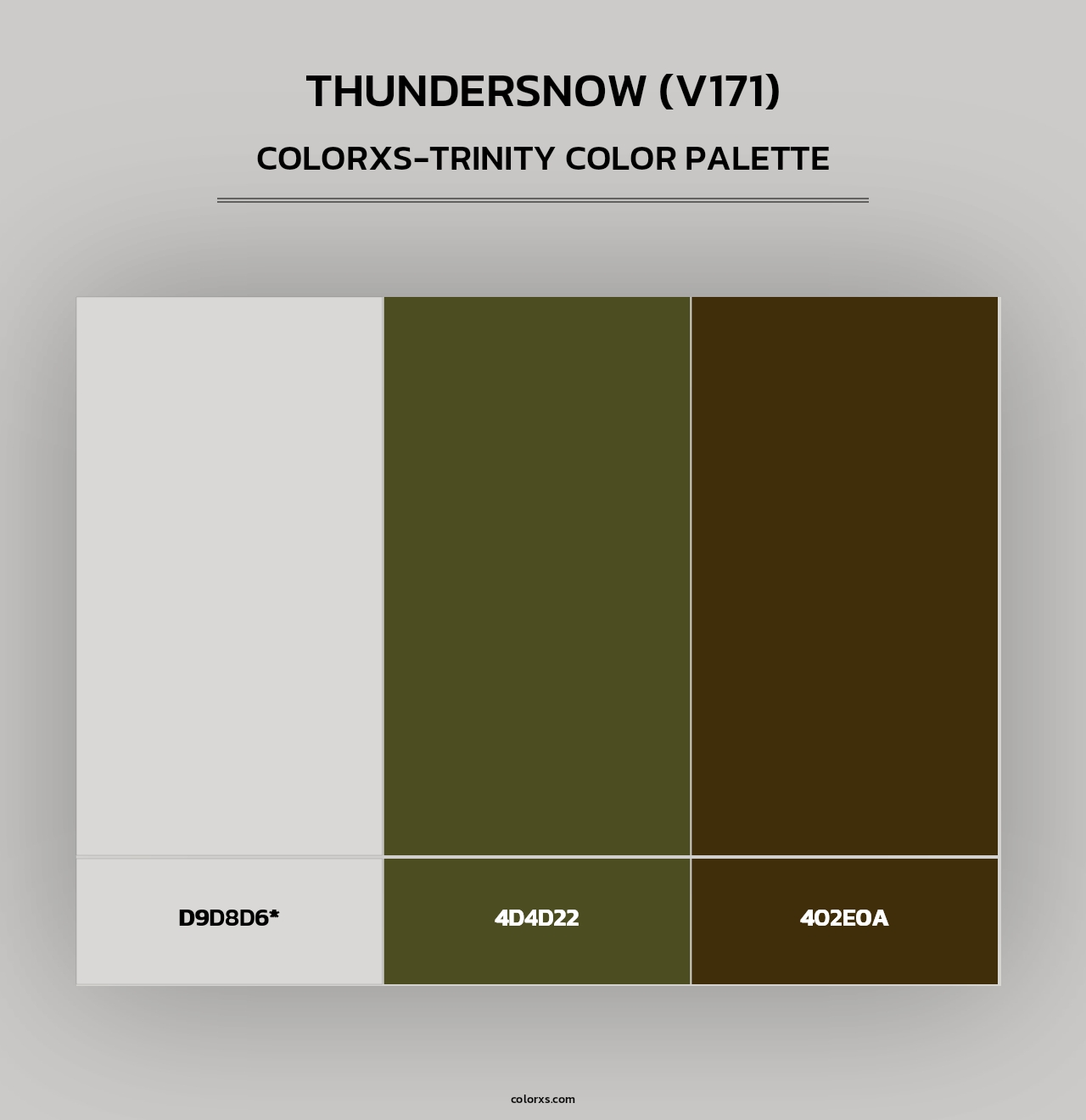 Thundersnow (V171) - Colorxs Trinity Palette