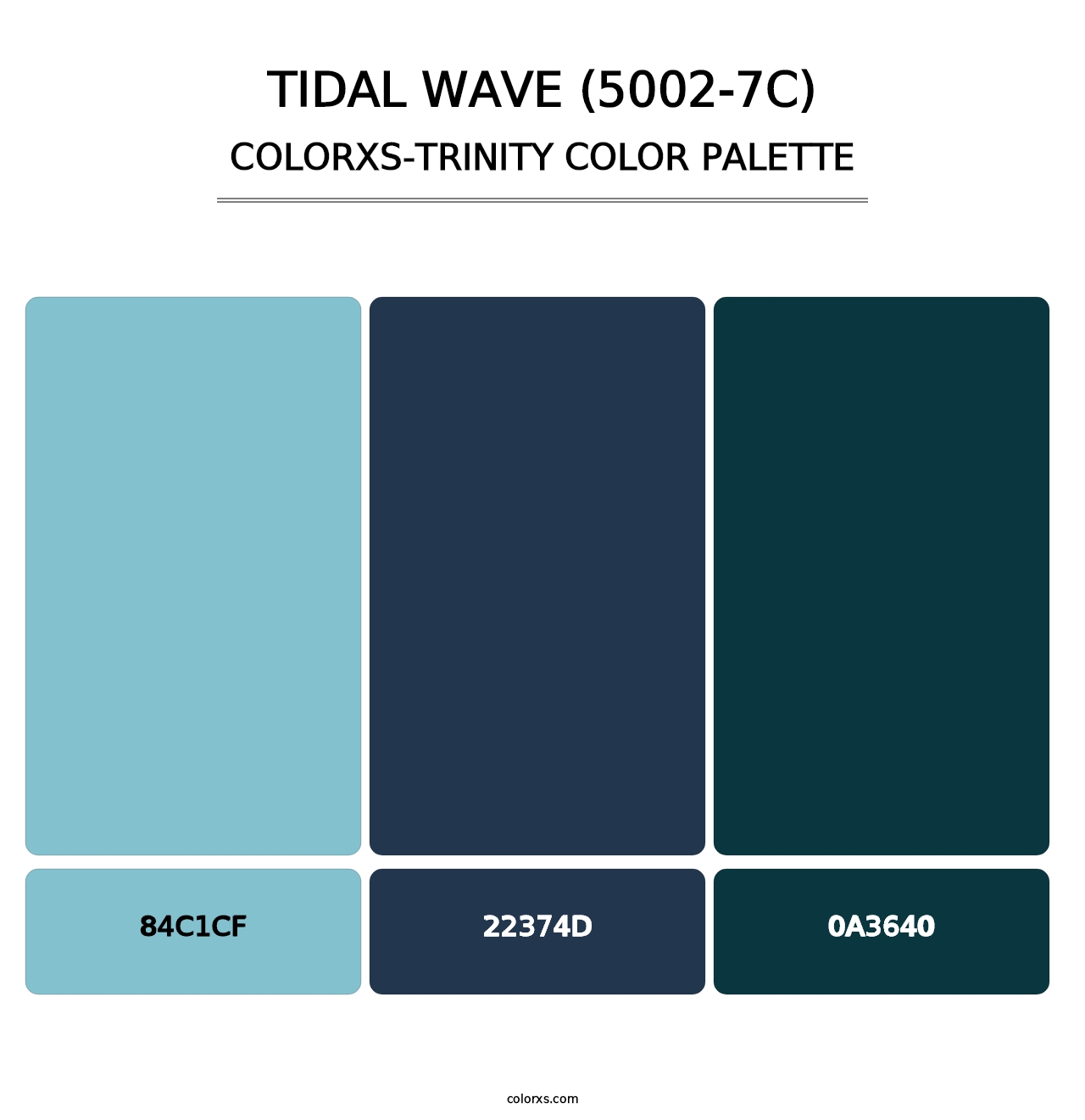 Tidal Wave (5002-7C) - Colorxs Trinity Palette