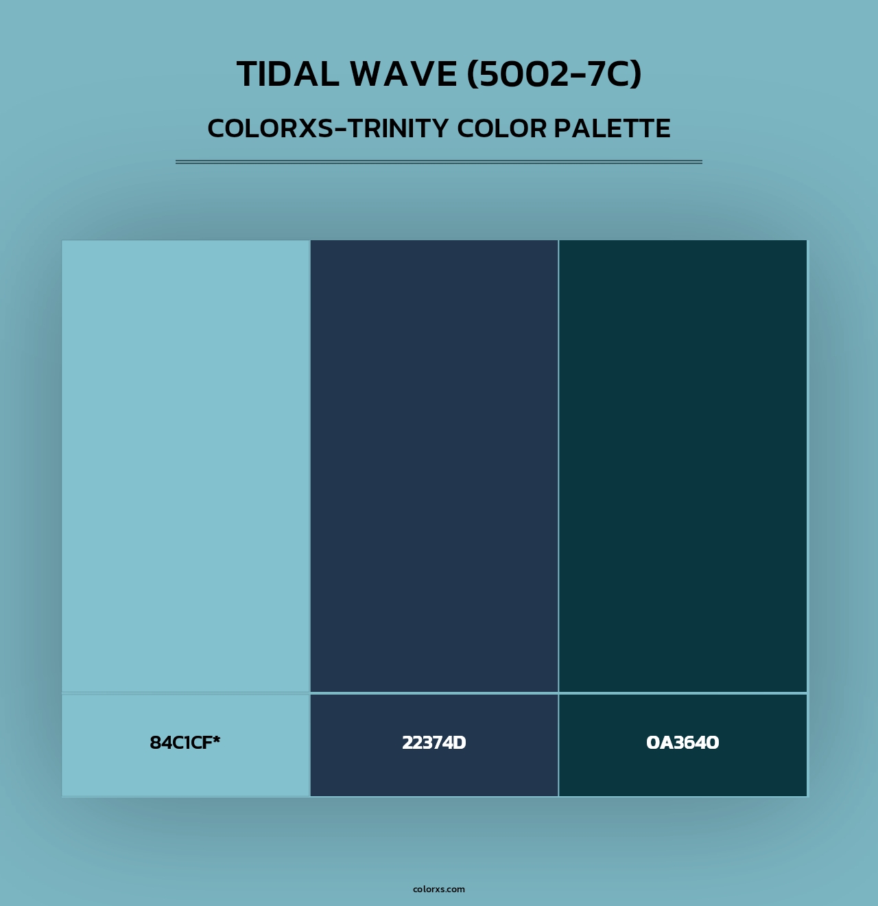 Tidal Wave (5002-7C) - Colorxs Trinity Palette