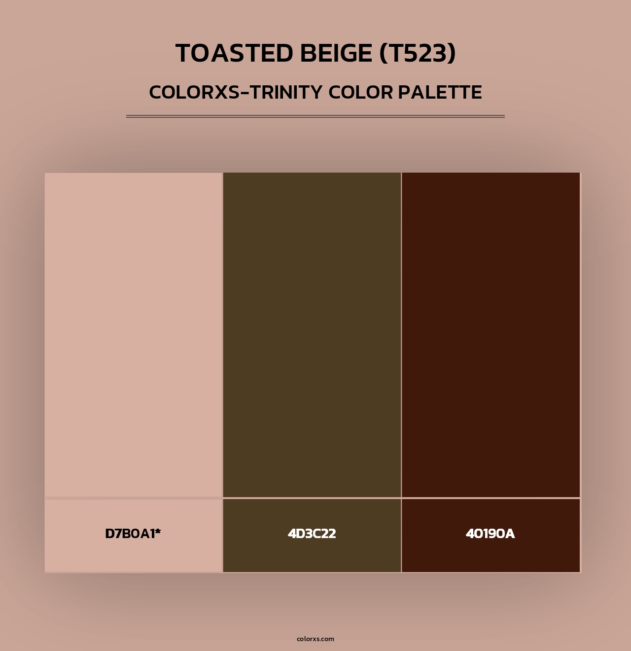 Toasted Beige (T523) - Colorxs Trinity Palette