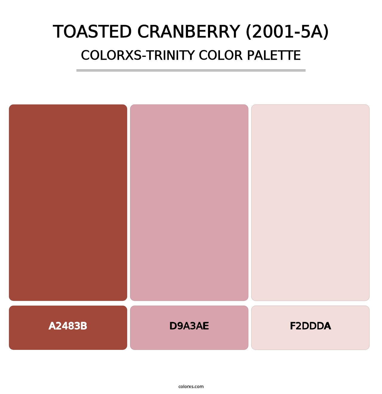 Toasted Cranberry (2001-5A) - Colorxs Trinity Palette