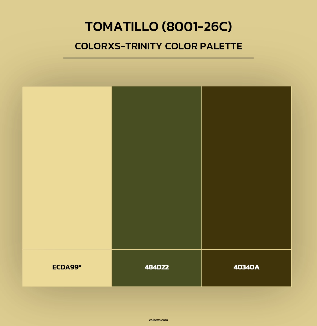 Tomatillo (8001-26C) - Colorxs Trinity Palette