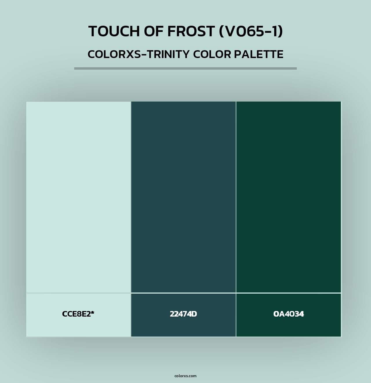 Touch of Frost (V065-1) - Colorxs Trinity Palette