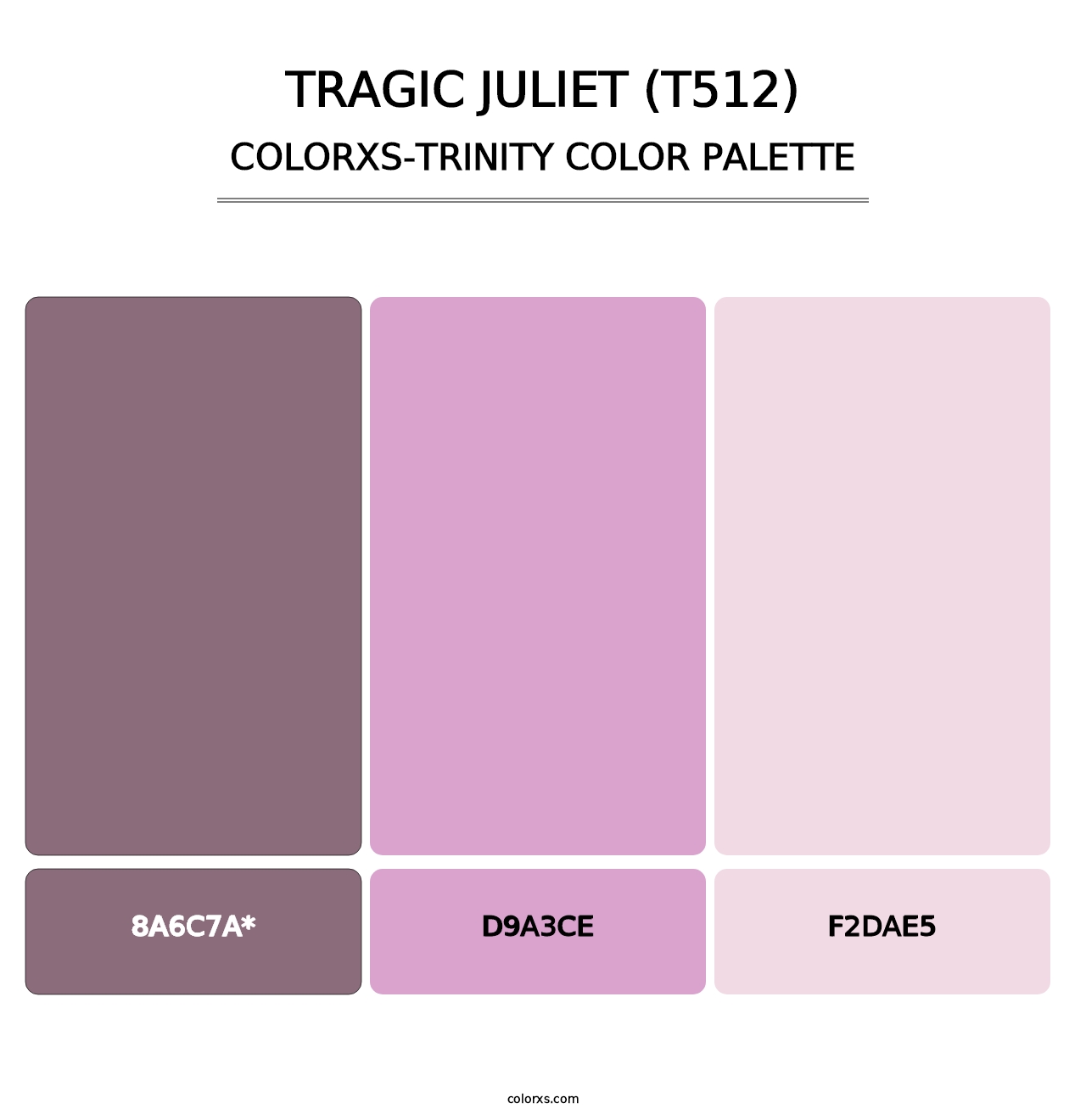 Tragic Juliet (T512) - Colorxs Trinity Palette