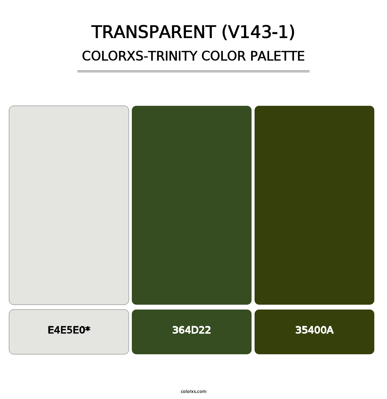 Transparent (V143-1) - Colorxs Trinity Palette