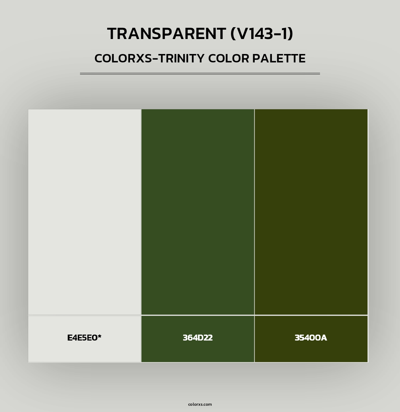 Transparent (V143-1) - Colorxs Trinity Palette