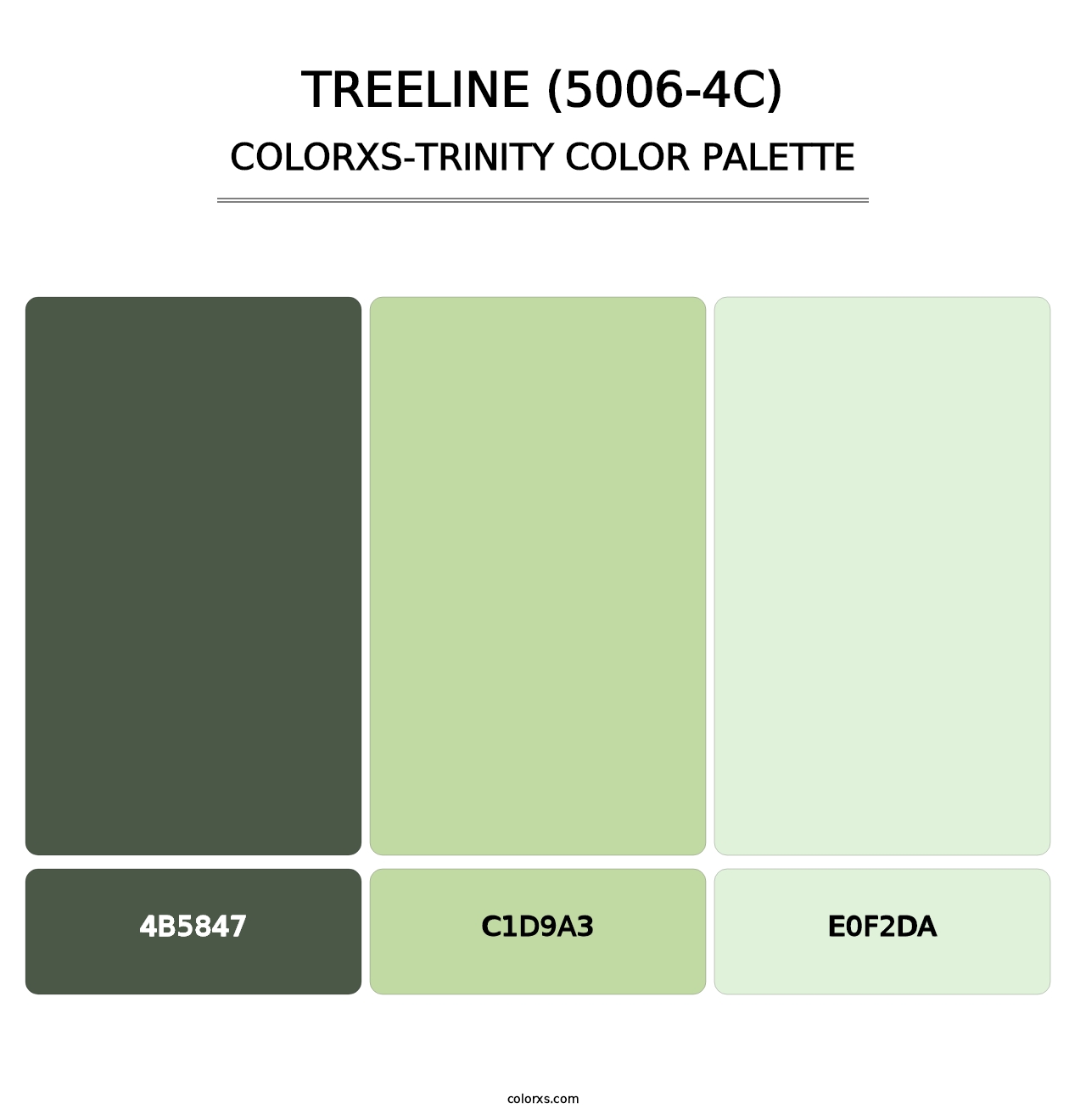 Treeline (5006-4C) - Colorxs Trinity Palette