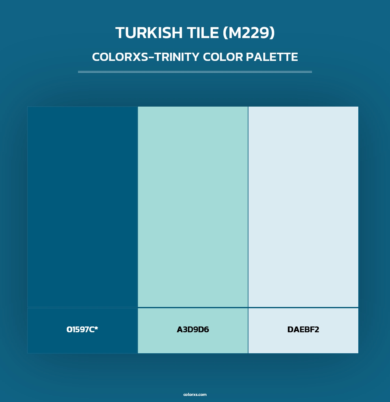 Turkish Tile (M229) - Colorxs Trinity Palette