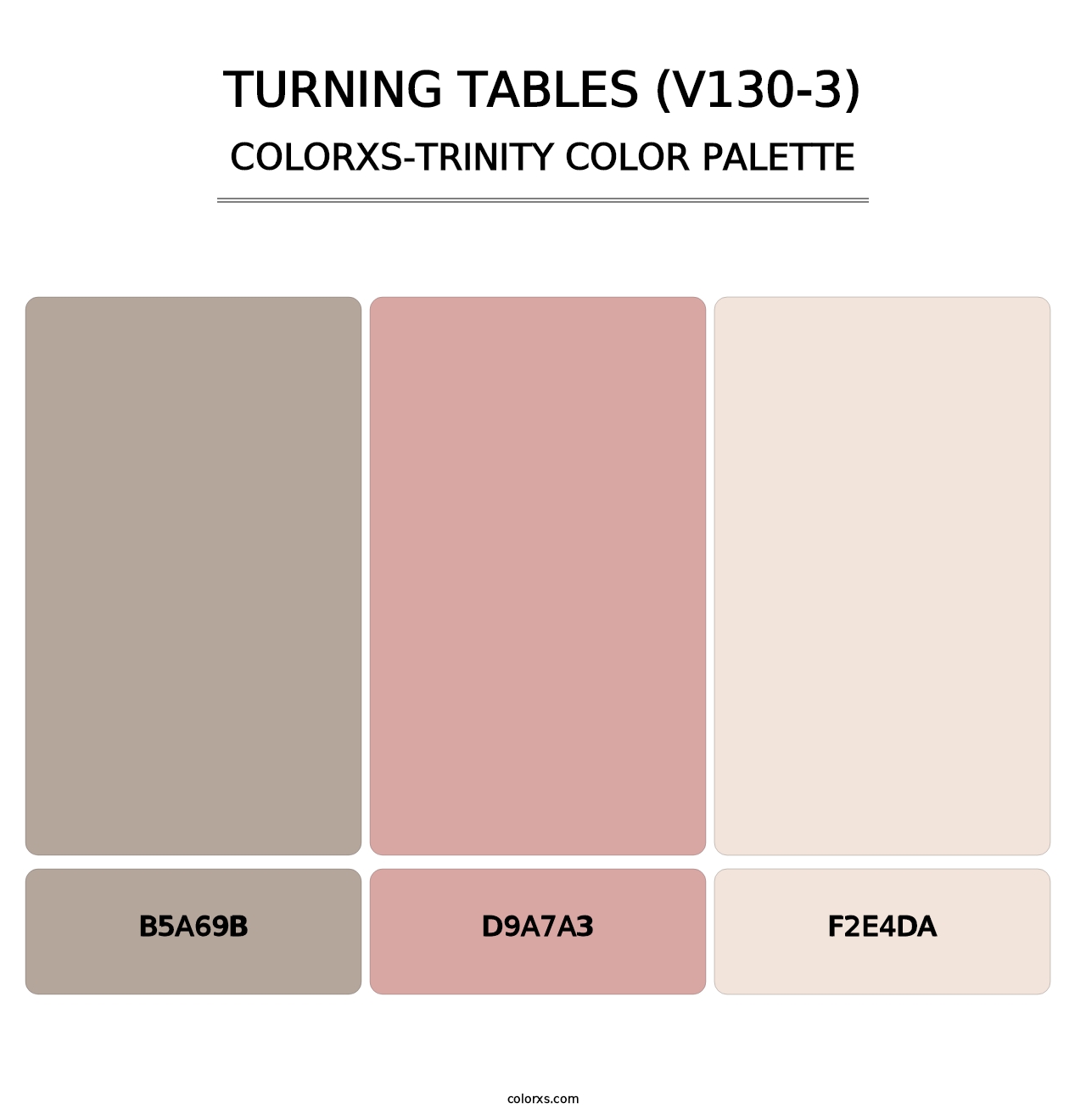 Turning Tables (V130-3) - Colorxs Trinity Palette