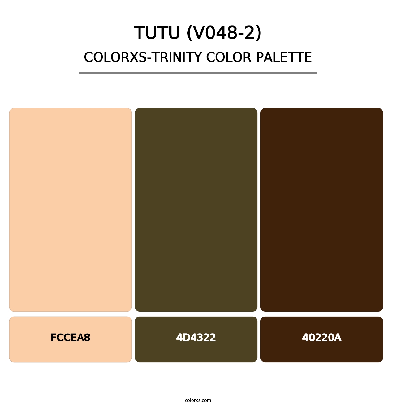 Tutu (V048-2) - Colorxs Trinity Palette