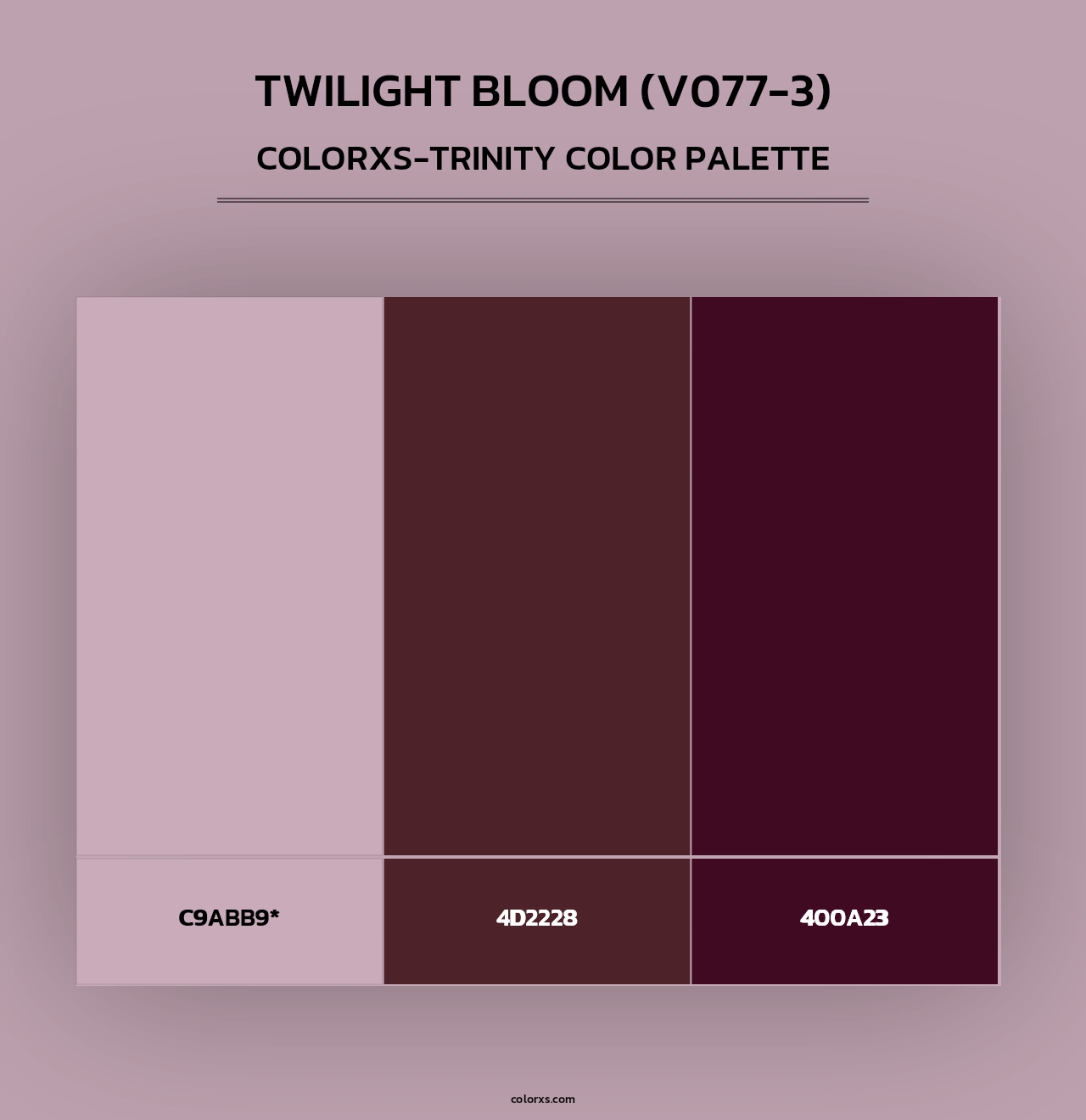 Twilight Bloom (V077-3) - Colorxs Trinity Palette