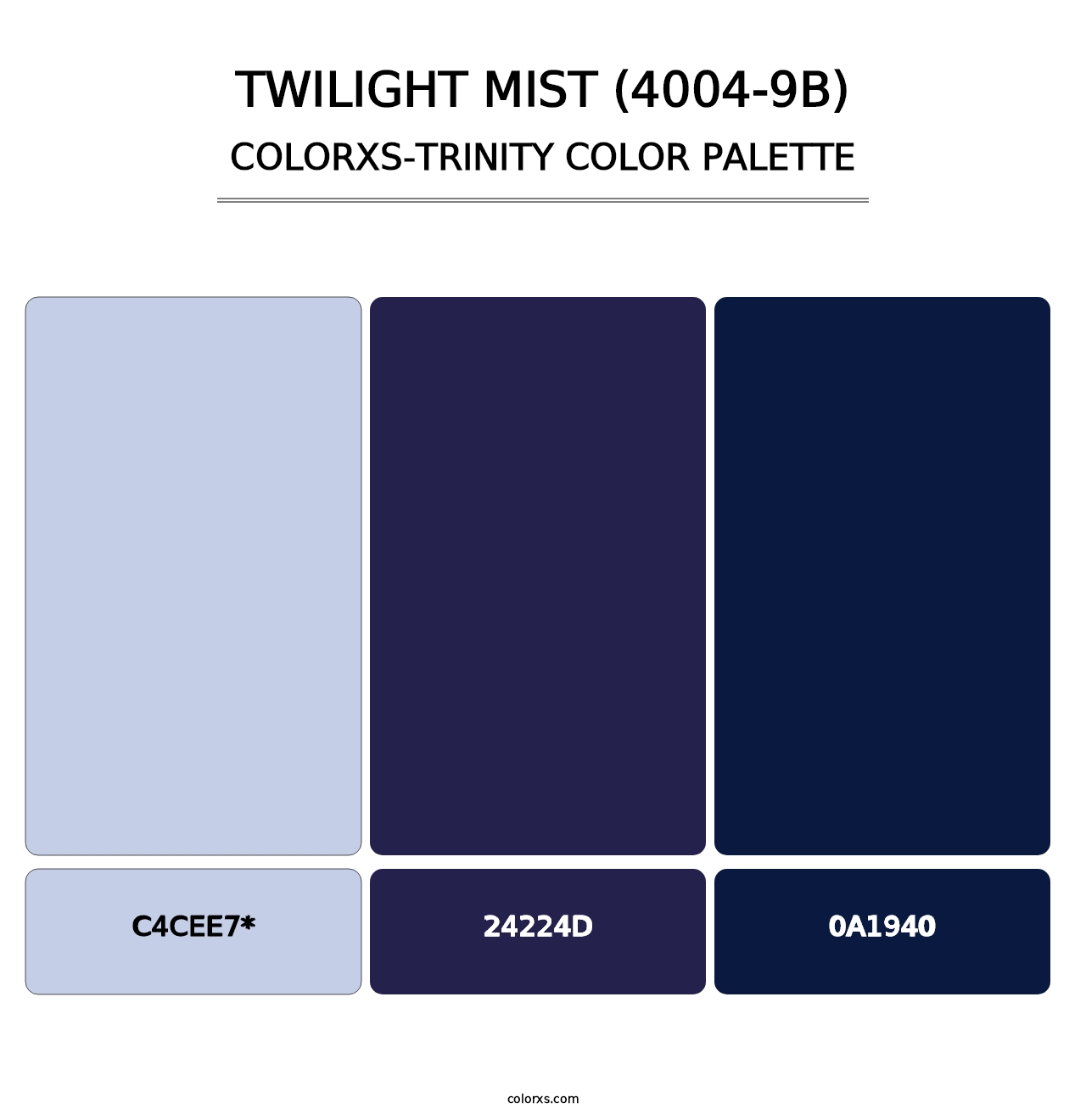 Twilight Mist (4004-9B) - Colorxs Trinity Palette
