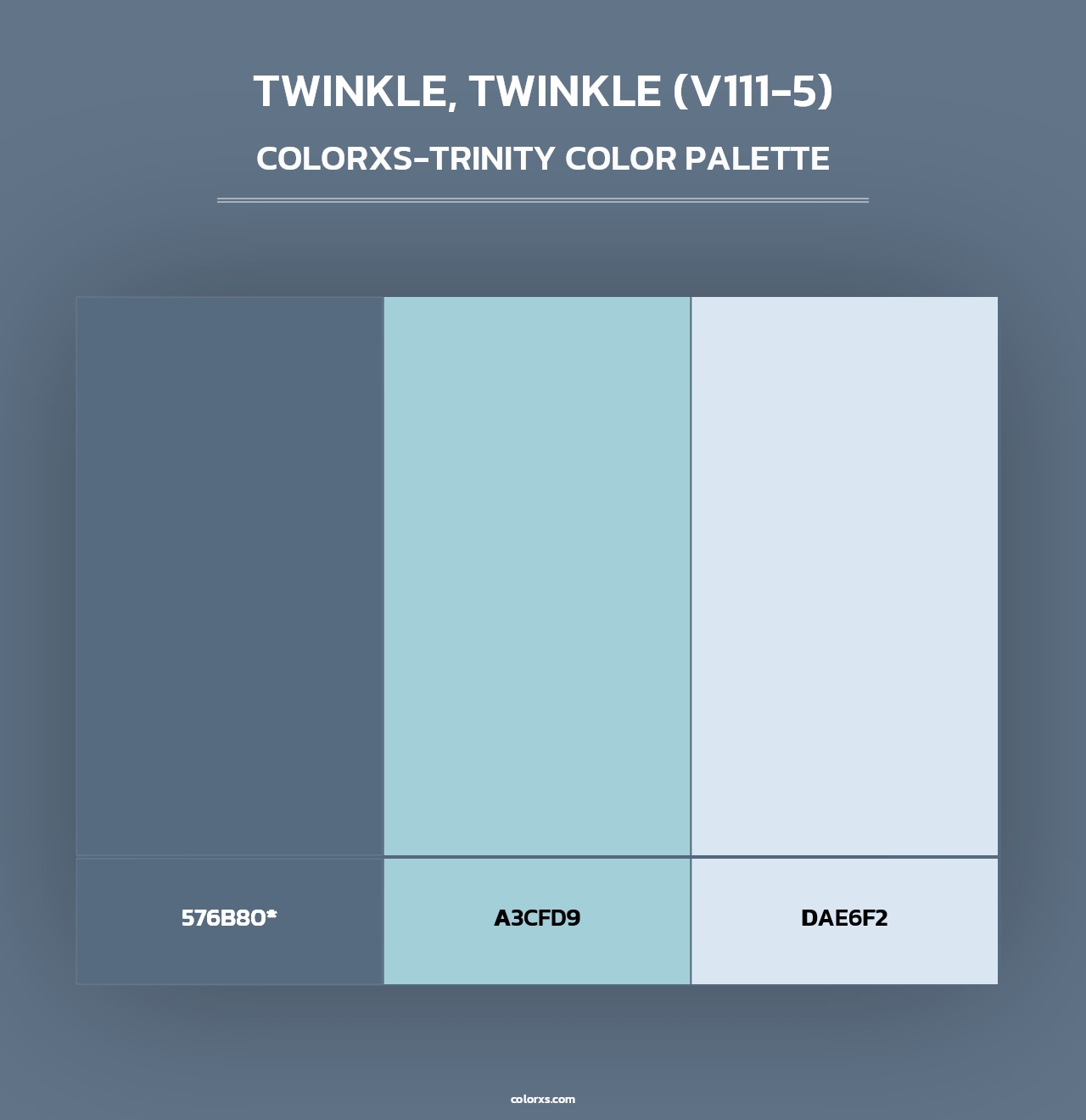 Twinkle, Twinkle (V111-5) - Colorxs Trinity Palette