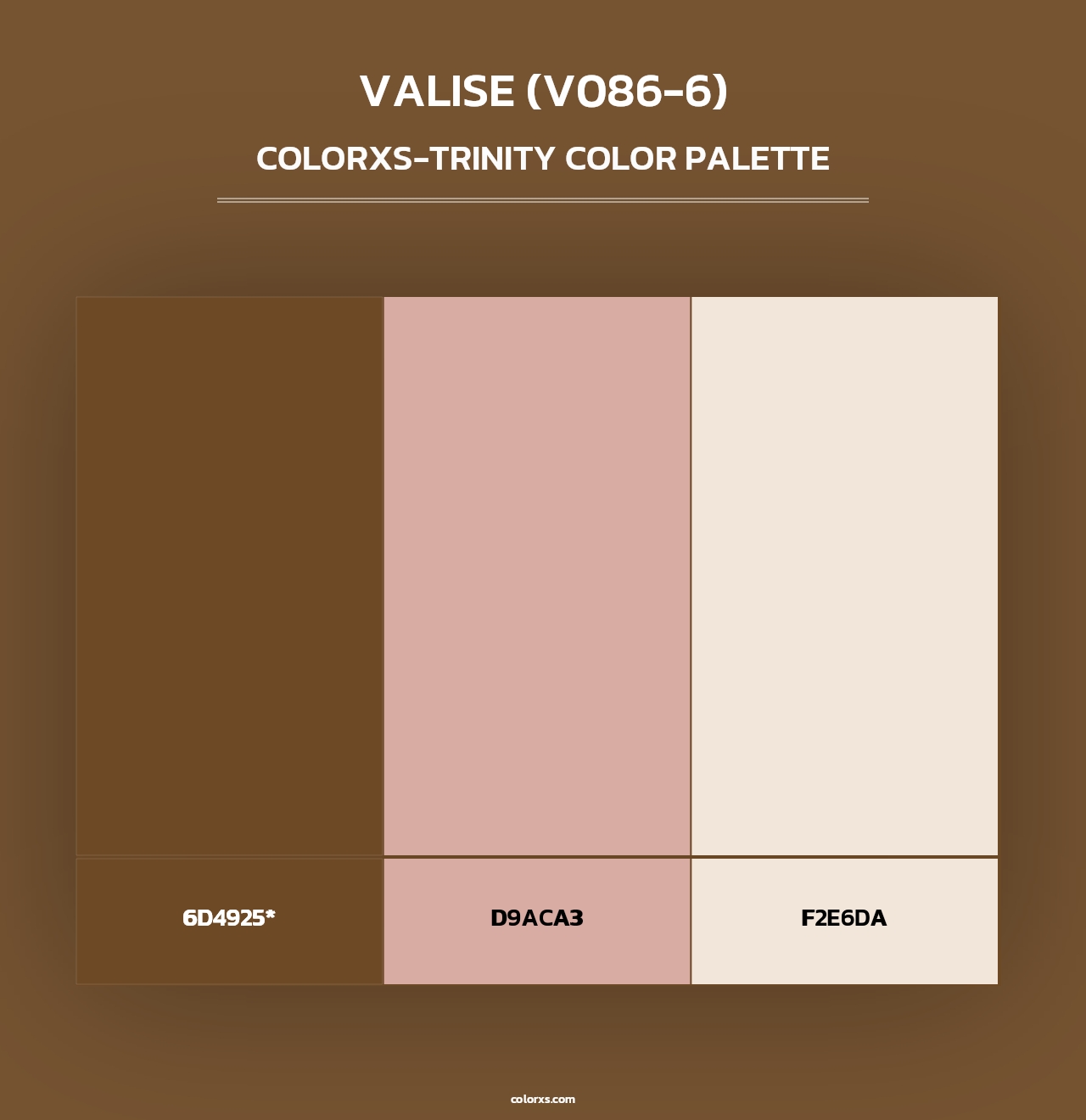 Valise (V086-6) - Colorxs Trinity Palette