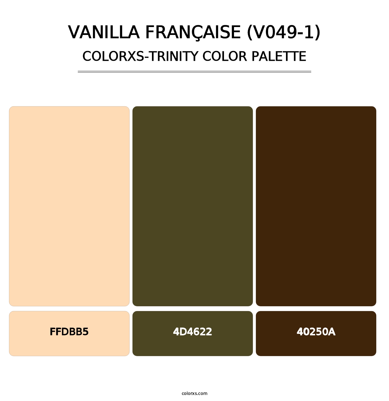 Vanilla Française (V049-1) - Colorxs Trinity Palette
